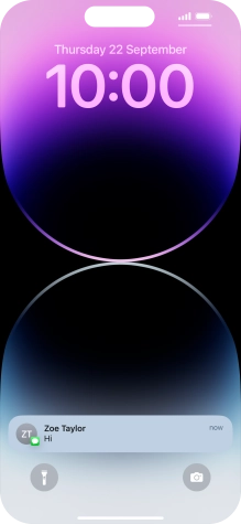 Press the required notification and follow the instructions on the screen to use the selected function. Press the required notification and follow the instructions on the screen to use the selected function.