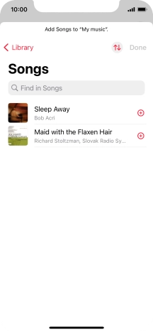 Go to the required category and press the required audio file. Go to the required category and press the required audio file.