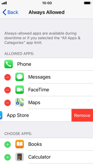 Press Remove. Press Remove.