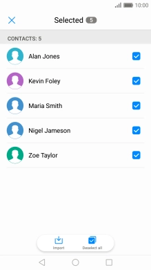 Press Import. Press Import.