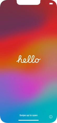 Slide your finger upwards starting from the bottom of the screen. Slide your finger upwards starting from the bottom of the screen.