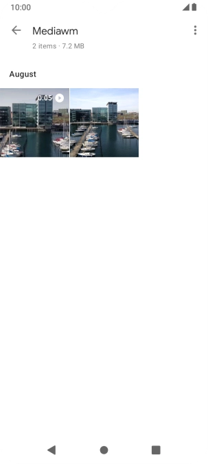 Press and hold any picture or video. Press and hold any picture or video.