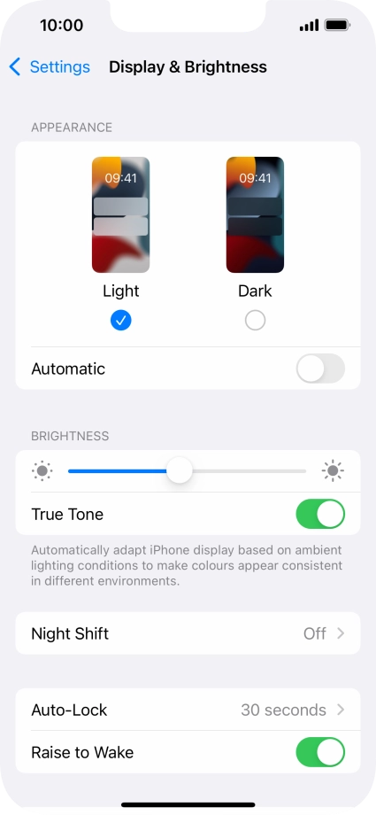 Press Dark. Press Dark.