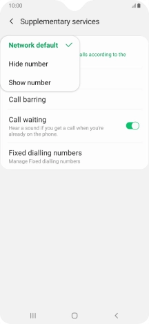 Press Show number to turn on caller identification. Press Show number to turn on caller identification.