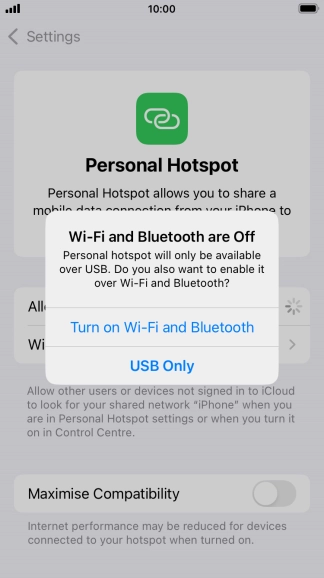 If Wi-Fi is turned off, press Turn on Wi-Fi and Bluetooth. If Wi-Fi is turned off, press Turn on Wi-Fi and Bluetooth.