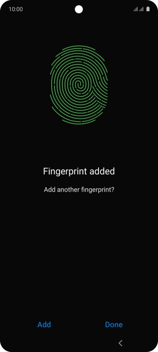Press Done. Press Done.