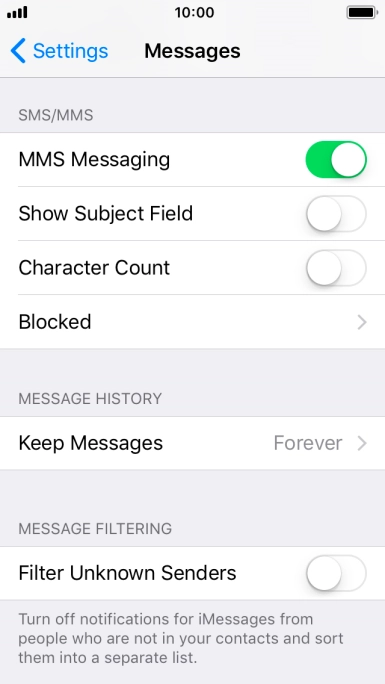 Press the Home key to return to the home screen. Press the Home key to return to the home screen.