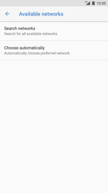 Press Choose automatically. Press Choose automatically.