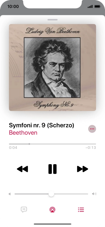 Press arrow right to go to the next audio file. Press arrow right to go to the next audio file.