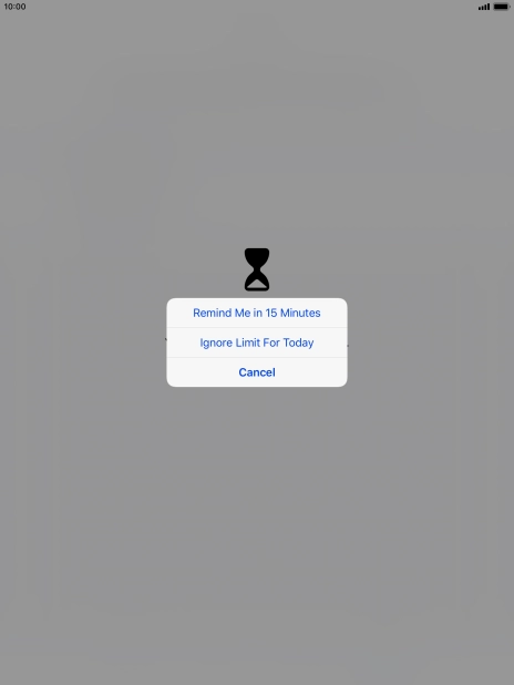 Press the required setting. Press the required setting.