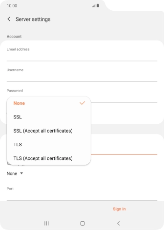 Press None to turn off the function. Press None to turn off the function.