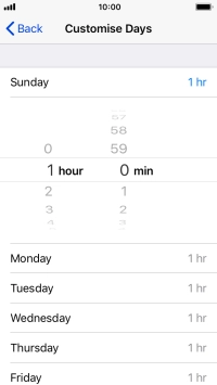 Select the required period. Select the required period.