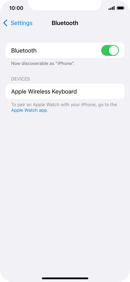 Press the required Bluetooth device and follow the instructions on the screen to pair the device with your phone. Press the required Bluetooth device and follow the instructions on the screen to pair the device with your phone.