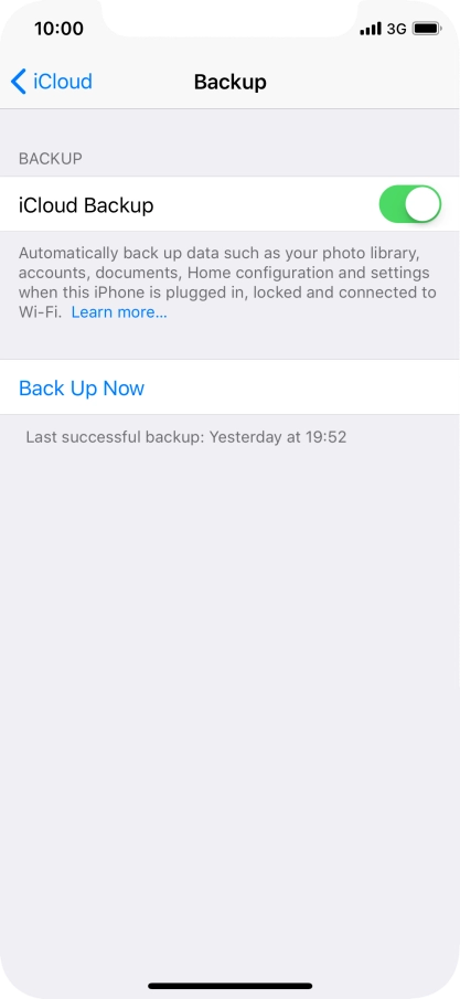 Press Back Up Now and wait while the phone memory is backed up. Press Back Up Now and wait while the phone memory is backed up.