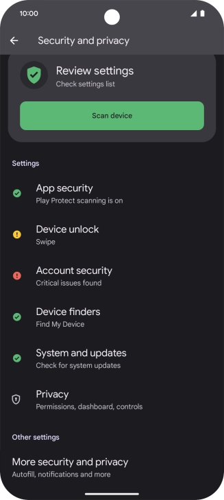 Press More security and privacy. Press More security and privacy.