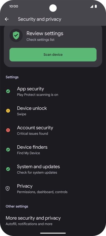 Press More security and privacy. Press More security and privacy.