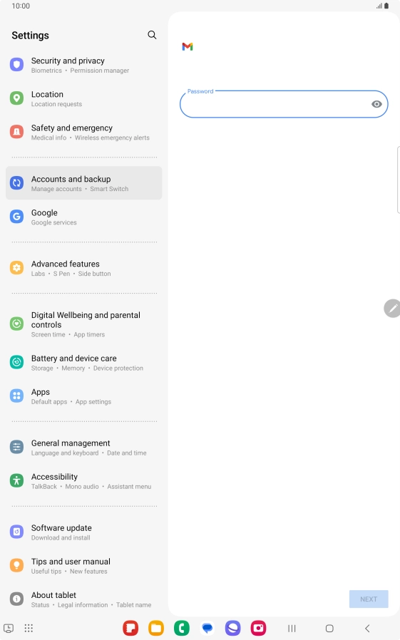 Press the field below Press the field below