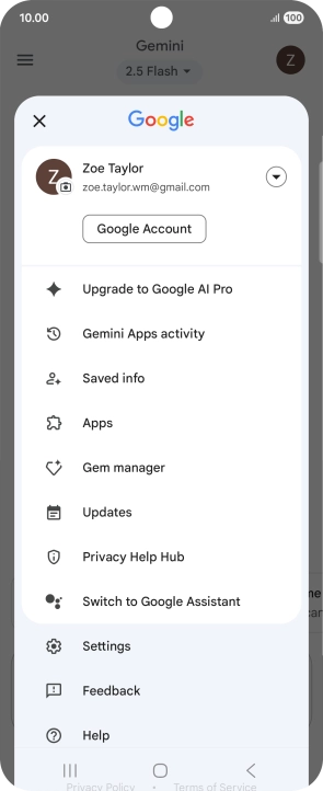 Press Settings. Press Settings.