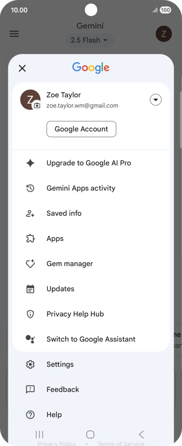Press Settings. Press Settings.