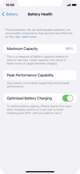Press the indicator next to Press the indicator next to