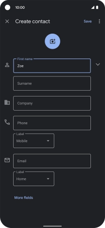 Press Surname and key in the required last name. Press Surname and key in the required last name.