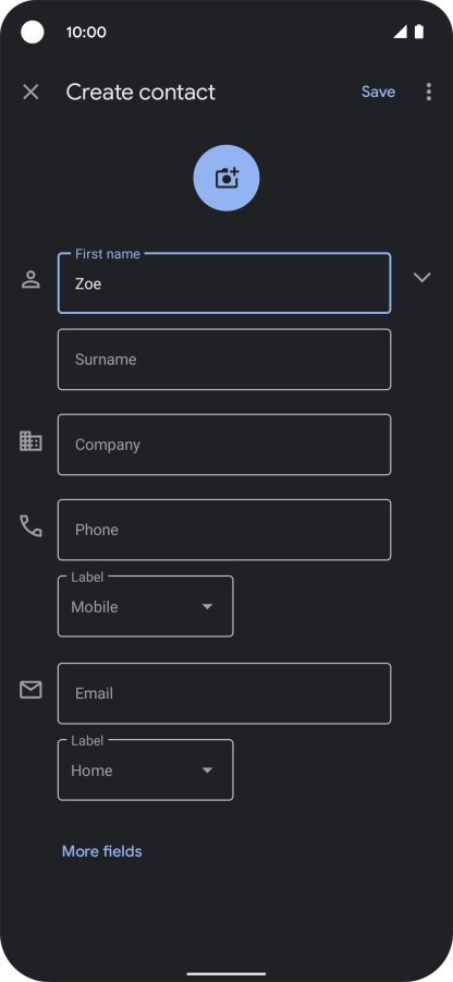 Press Surname and key in the required last name. Press Surname and key in the required last name.