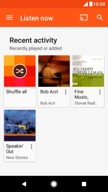 Slide your finger right starting from the left side of the screen. Slide your finger right starting from the left side of the screen.