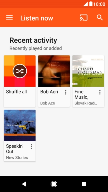 Slide your finger right starting from the left side of the screen. Slide your finger right starting from the left side of the screen.