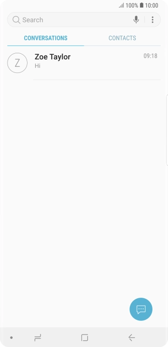 Press the menu icon. Press the menu icon.