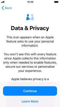 Press Continue. Press Continue.