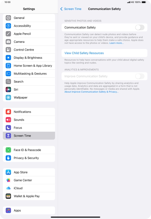 Press the indicator next to Press the indicator next to
