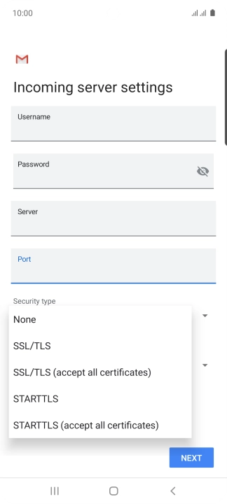 Press None. Press None.