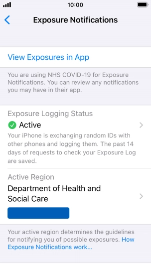 Press Exposure Logging Status. Press Exposure Logging Status.