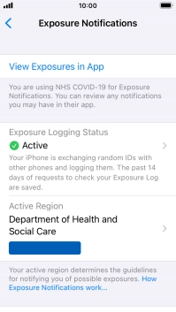 Press Exposure Logging Status. Press Exposure Logging Status.