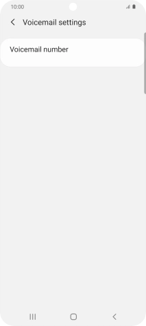 Press Voicemail number. Press Voicemail number.