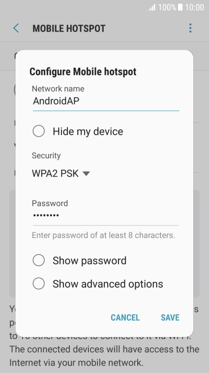 Press the field below Press the field below