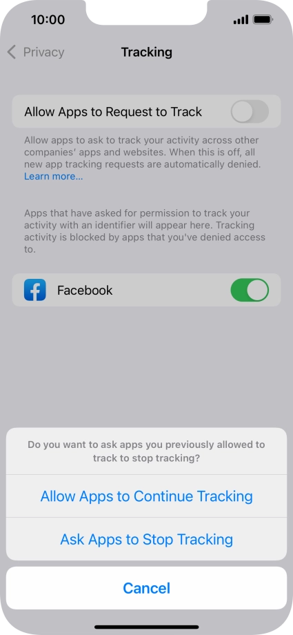 If you turn off the function, press the required setting. If you turn off the function, press the required setting.