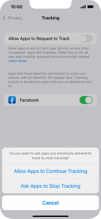 If you turn off the function, press the required setting. If you turn off the function, press the required setting.