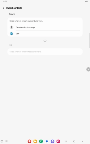 Press the name of the SIM. Press the name of the SIM.