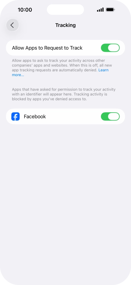 Press the indicator next to Press the indicator next to