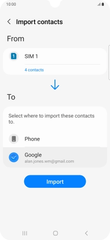 Press Import. Press Import.