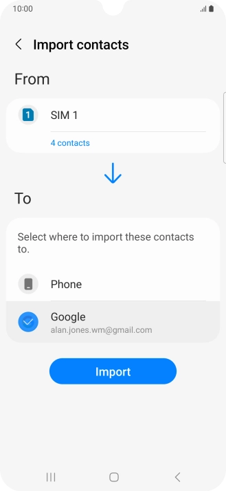 Press Import. Press Import.