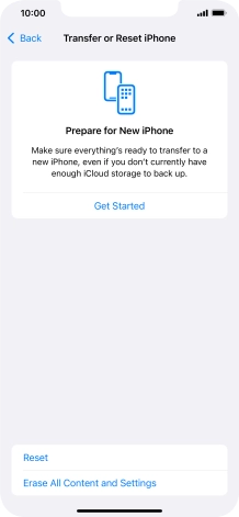 Press Reset. Press Reset.