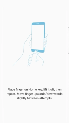 Follow the instructions on the screen to add your fingerprint. Follow the instructions on the screen to add your fingerprint.
