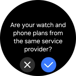 Press the confirm icon. Press the confirm icon.