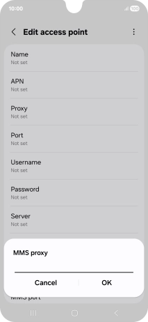 Key in 10.202.002.060 and press OK. Key in 10.202.002.060 and press OK.