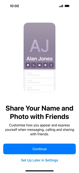 Press Continue. Press Continue.