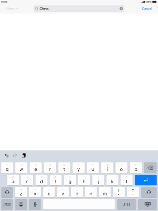 Key in the name or subject of the required app and press enter. Key in the name or subject of the required app and press enter.