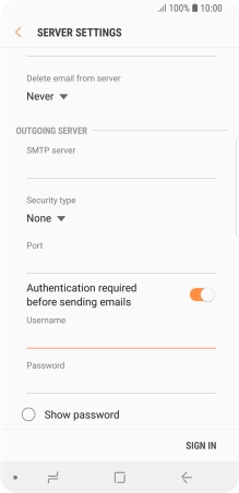 Press the field below Press the field below