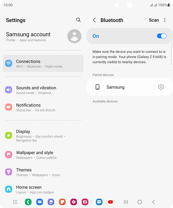 Press the Home key to return to the home screen. Press the Home key to return to the home screen.